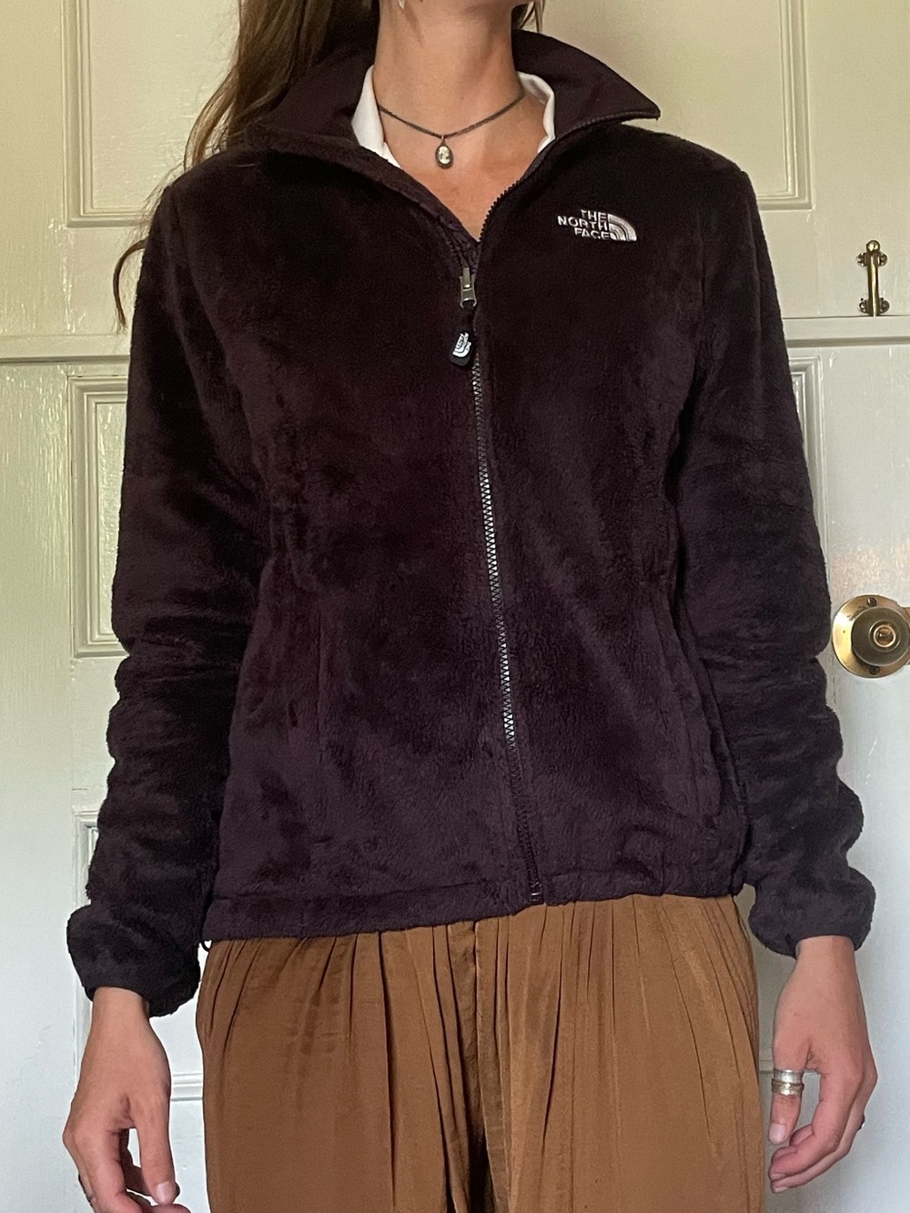 The North Face Women's Plush Teddy Jacket - Plum